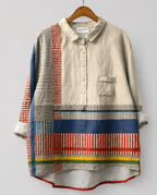 Relaxed Printed Button-Up Shirt