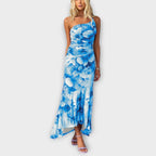 One-Shoulder Ruched Occasion Dress