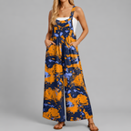 Relaxed Wide-Leg Pocket Jumpsuit
