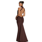 Women's Halter Neck Cut-Out Dress