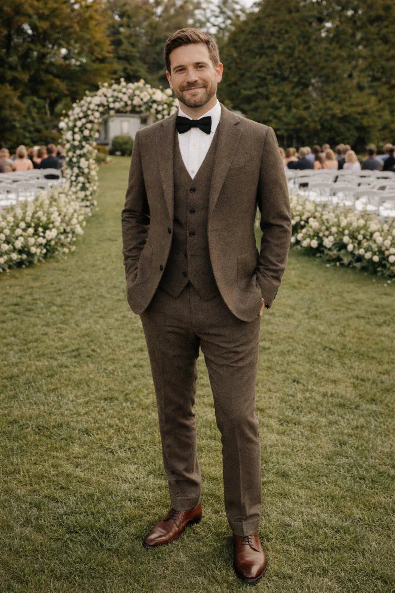 Men's Three Piece Slim Fit Wedding Suit