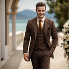 Men's Three Piece Slim Fit Wedding Suit
