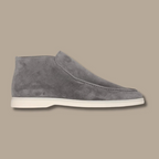 Men’s Slip On Ankle Loafer with Contrast Sole