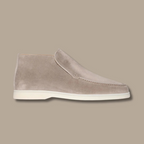 Men’s Slip On Ankle Loafer with Contrast Sole