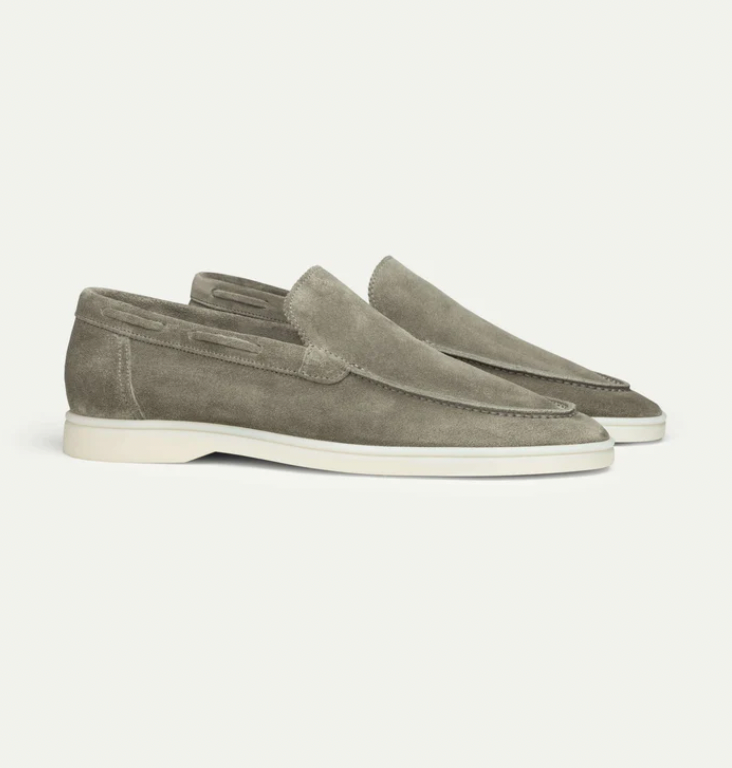 Men’s Slip On Loafers with Stitched Detailing