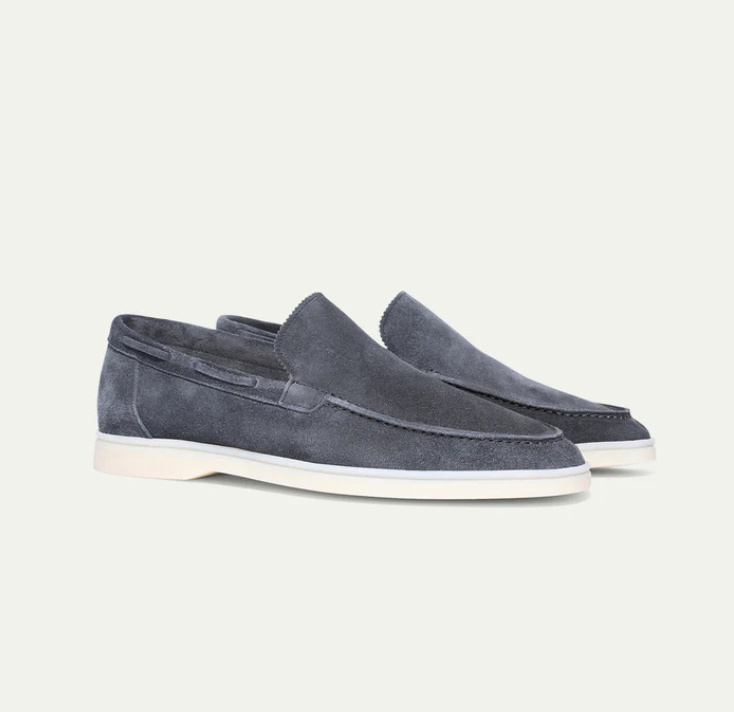 Men’s Slip On Loafers with Stitched Detailing