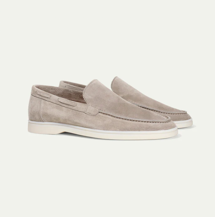 Men’s Slip On Loafers with Stitched Detailing
