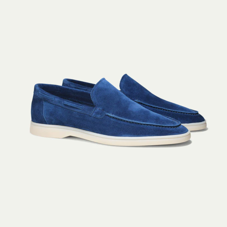 Men’s Slip On Loafers with Stitched Detailing