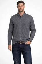 Men's Striped Long-Sleeve Shirt