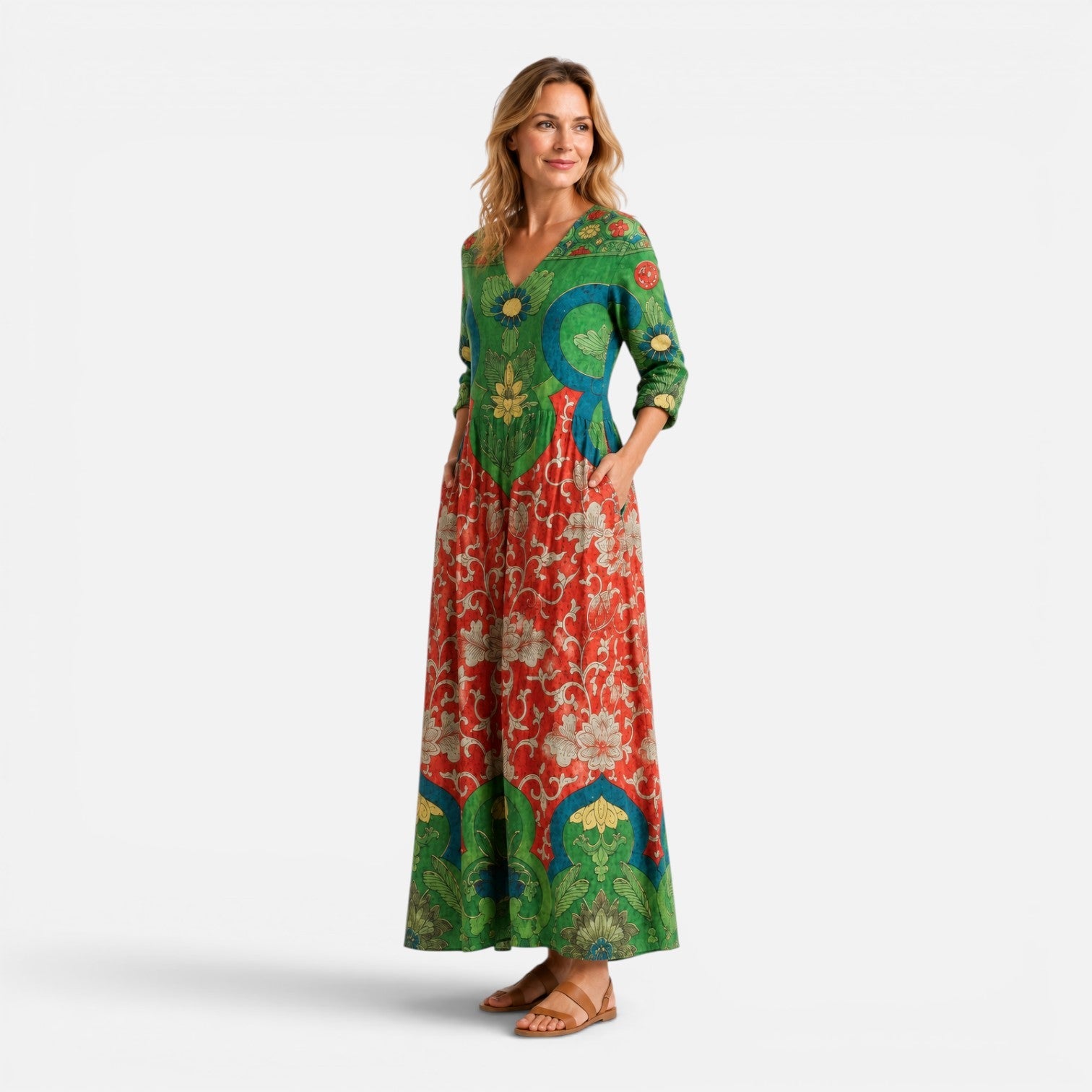 Women's Floral Maxi Dress