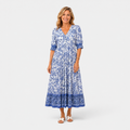 Women's Floral V-Neck Summer Sundress