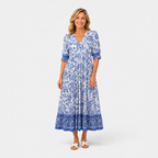 Women's Floral V-Neck Summer Sundress