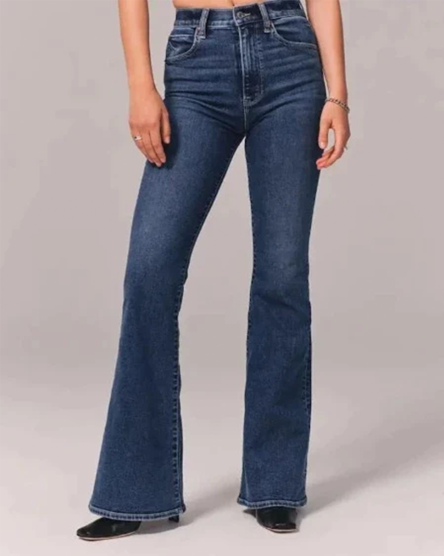 Women's High-Waisted Flared Pants