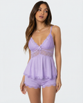 Women’s Lace Trim Cami and Matching Set