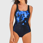Women's Graphic Print One-Piece Swimsuit