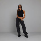 Women’s Straight Wide Leg Pants with Pockets