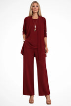 Women's Three-Piece Cardigan Set